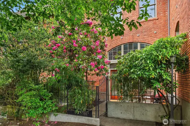 Enjoy your own private patio space.