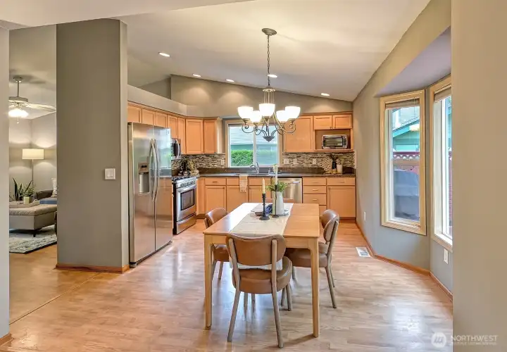 Kitchen and Dining Space