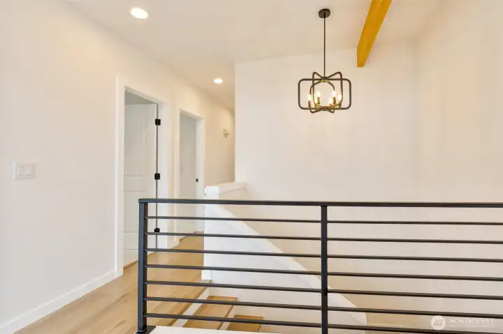 Hallway to bedrooms from front entrance