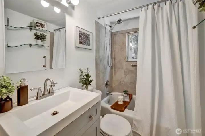 Bath with new vanity