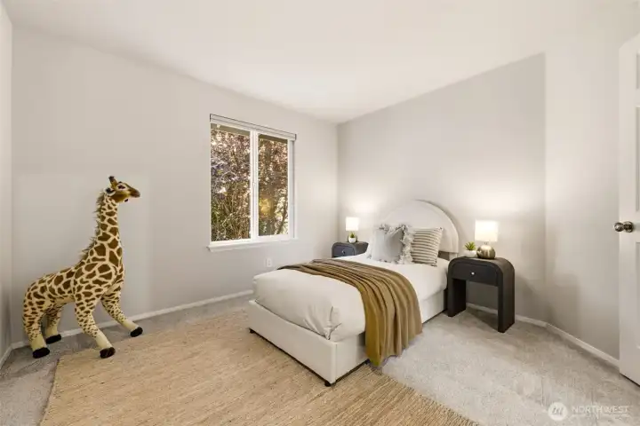 The 3rd bedroom, located upstairs The 3rd bedroom, located upstairs