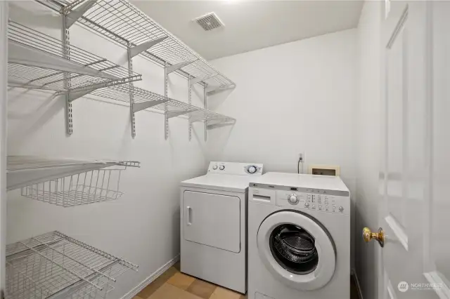 2nd level Laundry Room. Washer and Dryer will remain