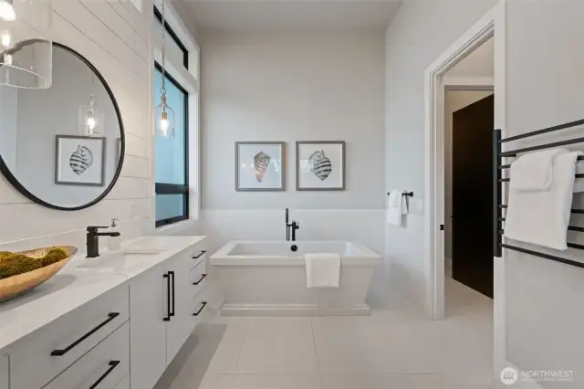 Owner's bath, walk-in closet