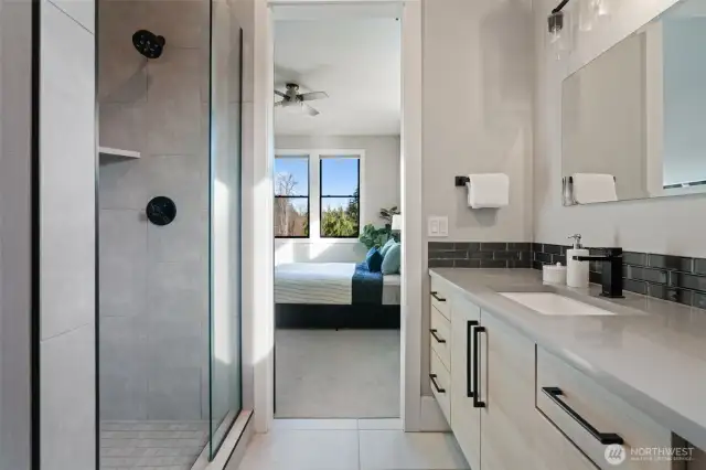 walk-in shower