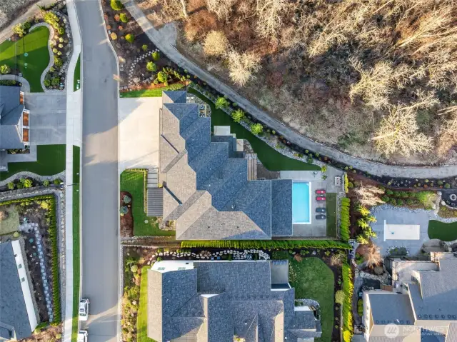 drone shot