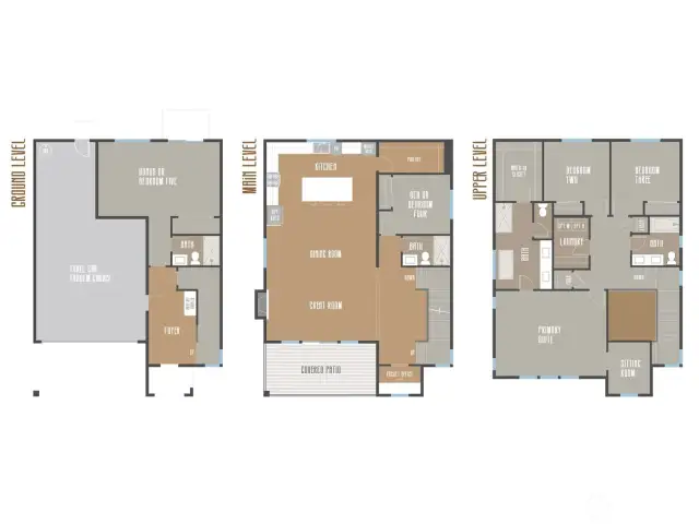 Photos are from the model home at Foxmoore and for visualization purposes only. Plans, colors, building orientation, finishes, home outlook, and other details can and WILL vary.