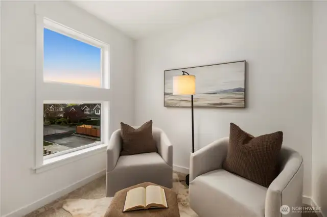 Photos are from the model home at Foxmoore and for visualization purposes only. Plans, colors, building orientation, finishes, home outlook, and other details can and WILL vary.