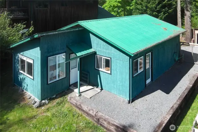 Studio area attached to garage