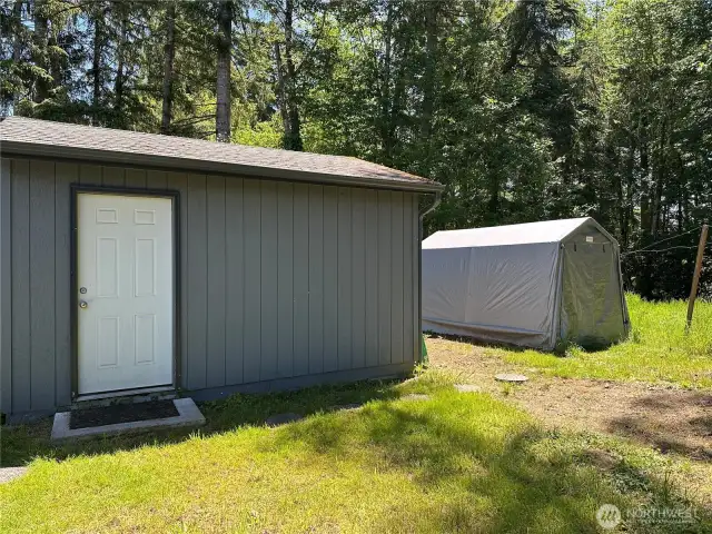 Shop Space with Electricity, Insulation, & Drywall