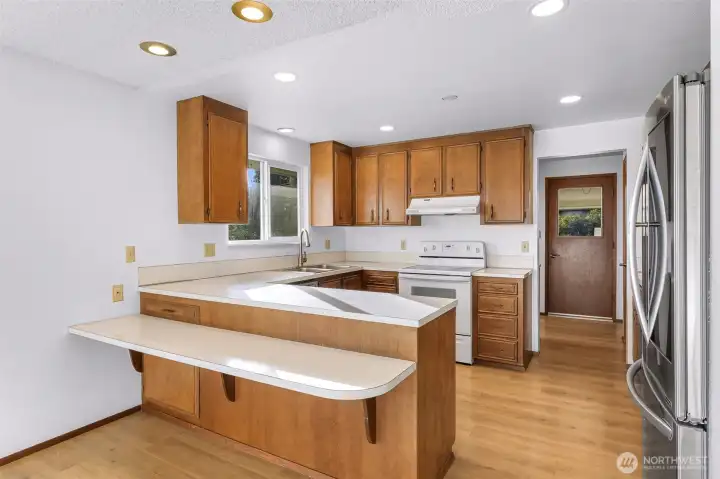 Nice bar eating area