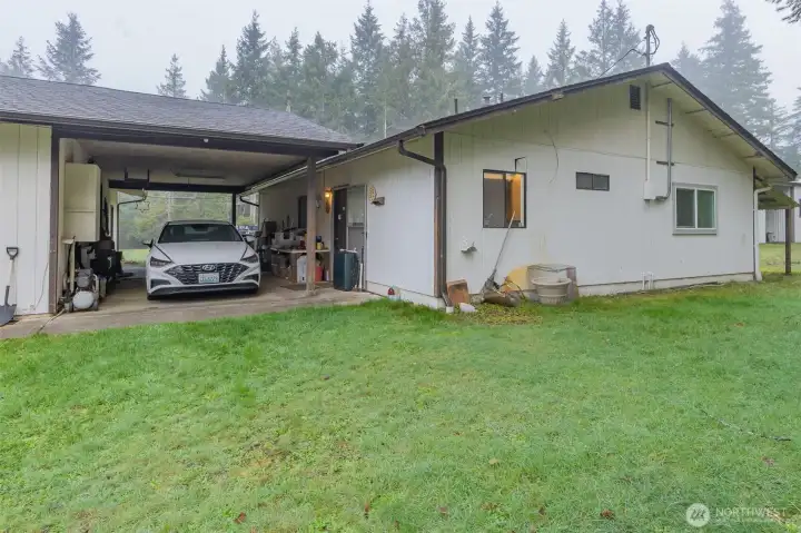 16 x 33 Carport-House on the Right-Garage-Shop #1 w/Apartment on Left