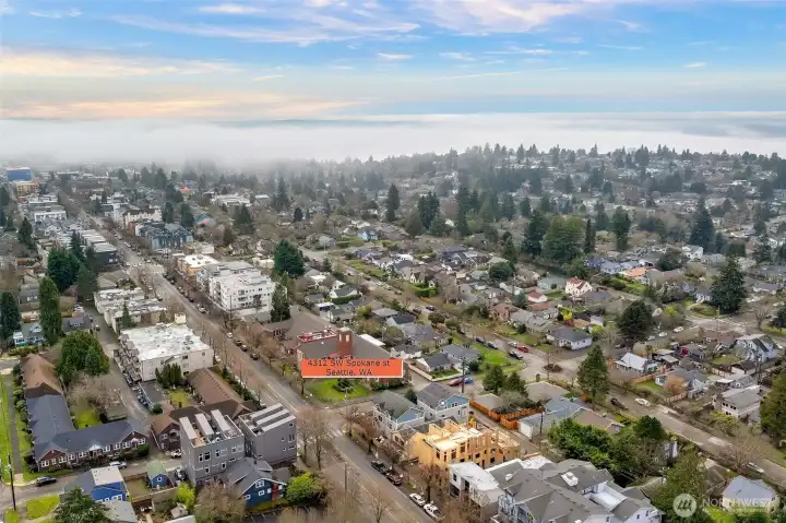 Perfect location between the Admiral and the Alaska Junction.