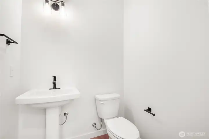 Main floor powder room