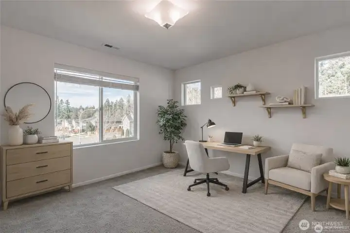 Virtually staged. Additional bedroom.