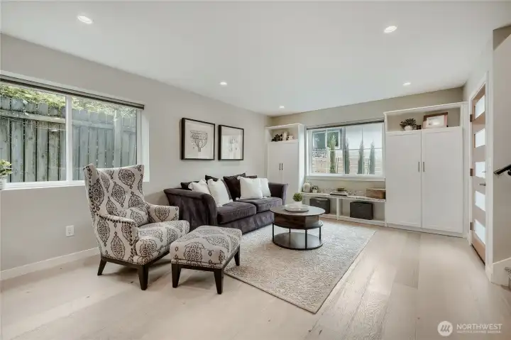 Plenty of room for dining and comfy living.