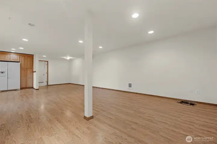 Living room area in the MIL unit.