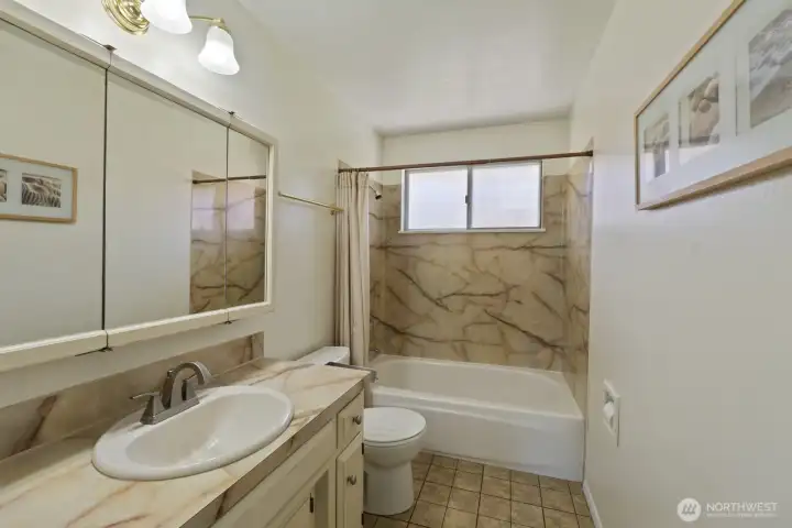 Hall bathroom