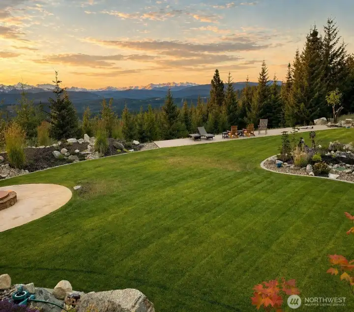 Majestic views, flat usable lot, access to trails direct with you snowmobile!