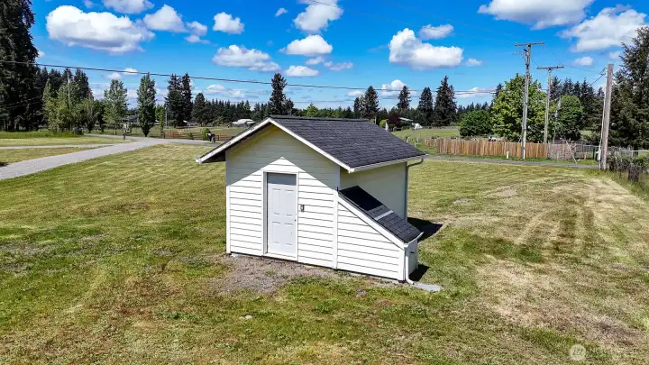 Brand new well house with pressure tank and filter system Brand new well house with pressure tank and filter system