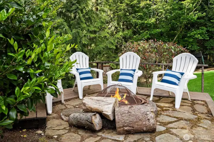 Summer nights by the firepit