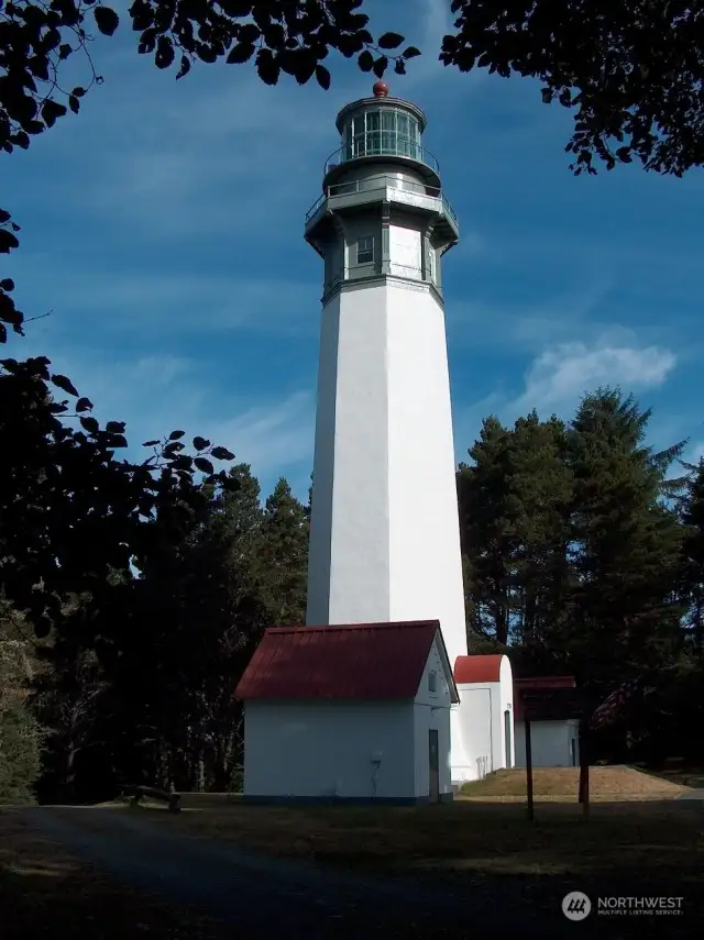 Lighthouse right down the road