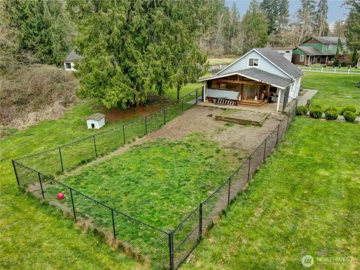 Your dogs will thank you. Their DogYard is bigger than the house. Not to mention the heated DogDeck.