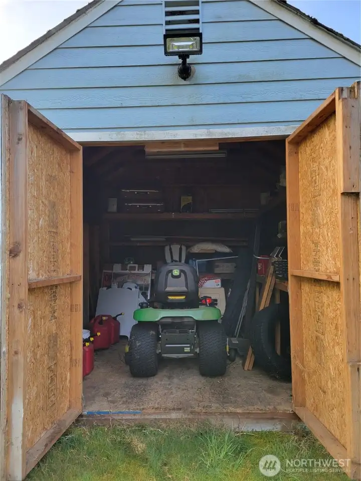 Yard shed.