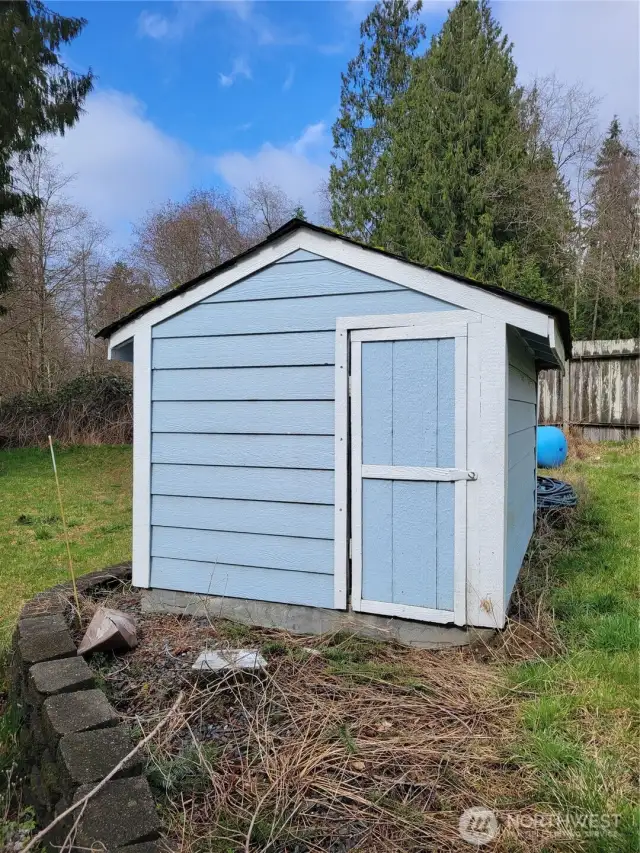 Heated pump house.