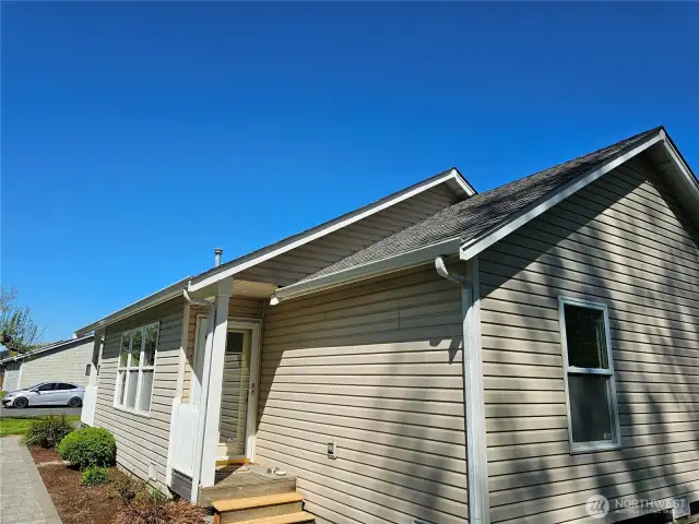 Back of home on West side