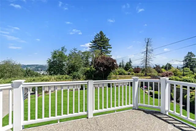 Deck off of Master Bedroom.