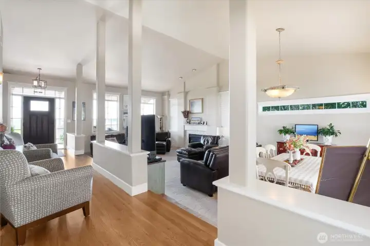 Spacious living area, perfect for gatherings and entertaining