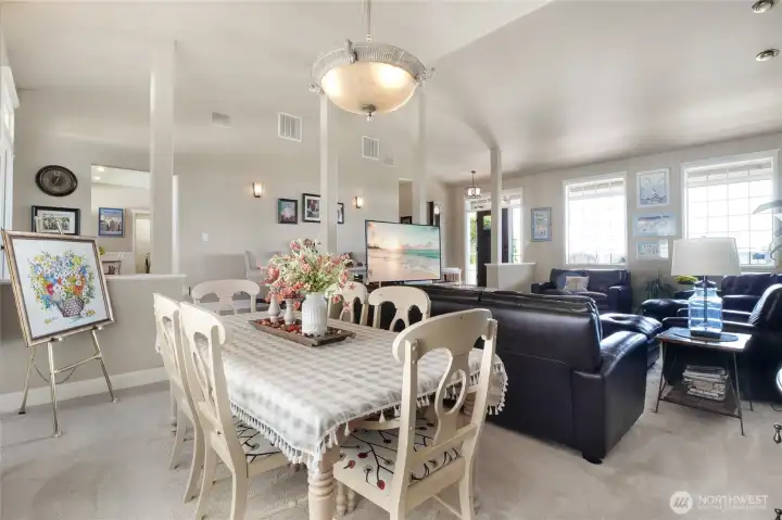 Open dining and living room—ideal for entertaining or everyday living