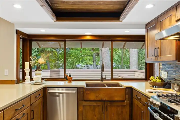 Checkout that Hammered Copper Sink!