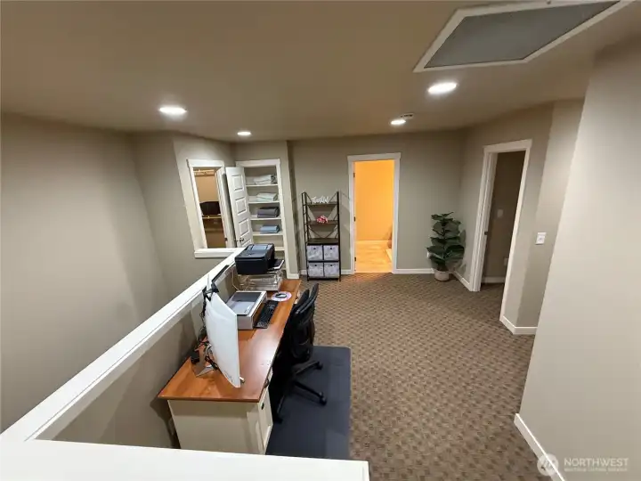 landing top of the stairs