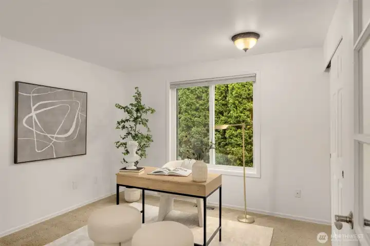 RARE office/5th bedroom on the main!