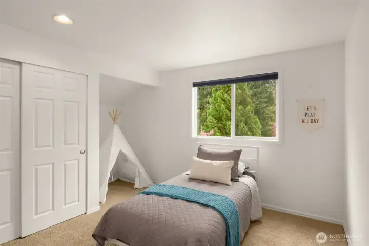 Spacious upstairs bedroom