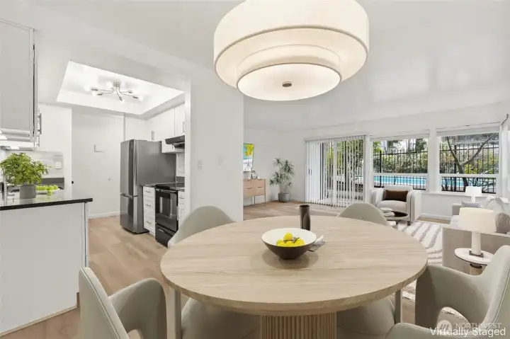 dining room - staged