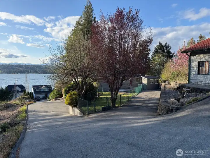 View of the Hood Canal & Olympic Mountains