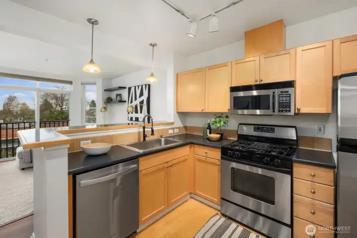 stainless steel appliances