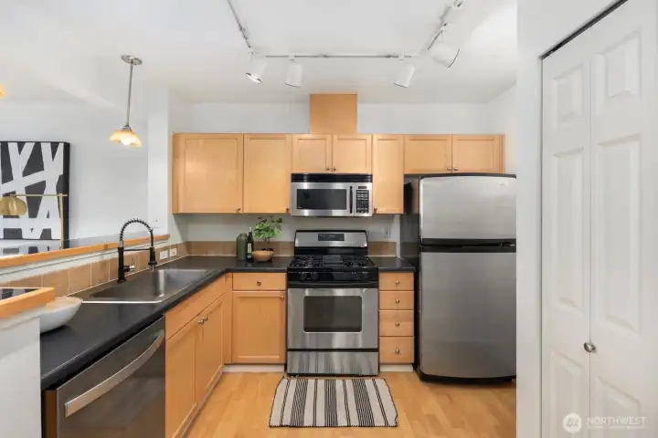 pantry closet in kitchen