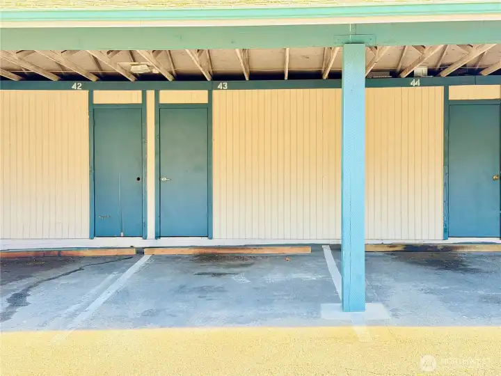 Parking #43 w/storage