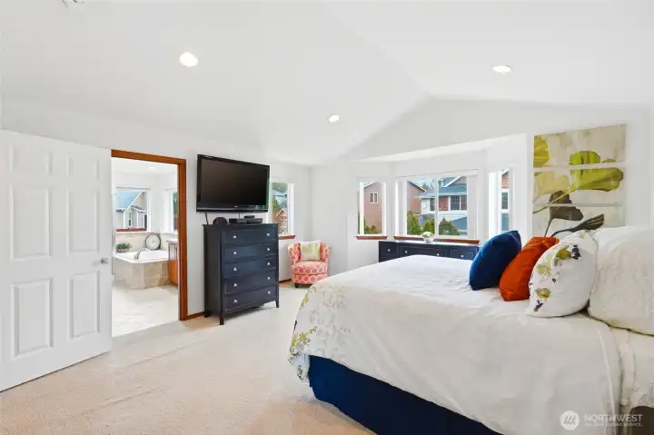 Southern exposure floods inside to keep things light and bright.