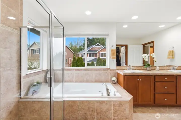 Soak your troubles away at the end of the day.