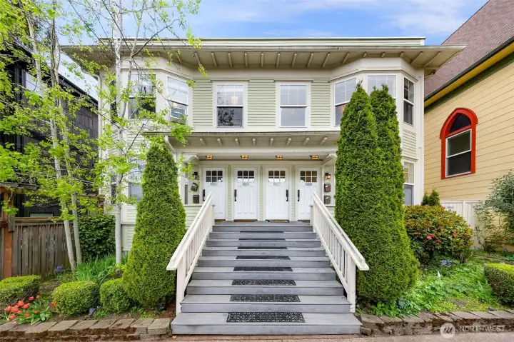 The Retreat at 20th, 3rd door from left.