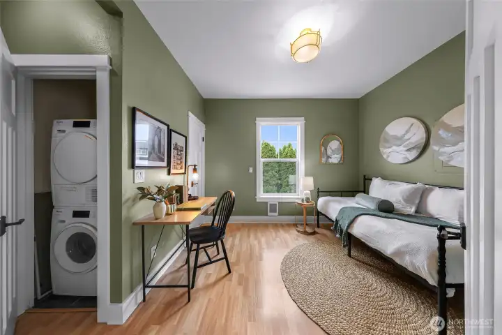 Second bedroom + in unit laundry