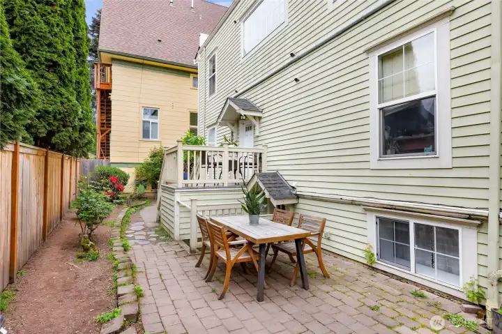 Shared patio space