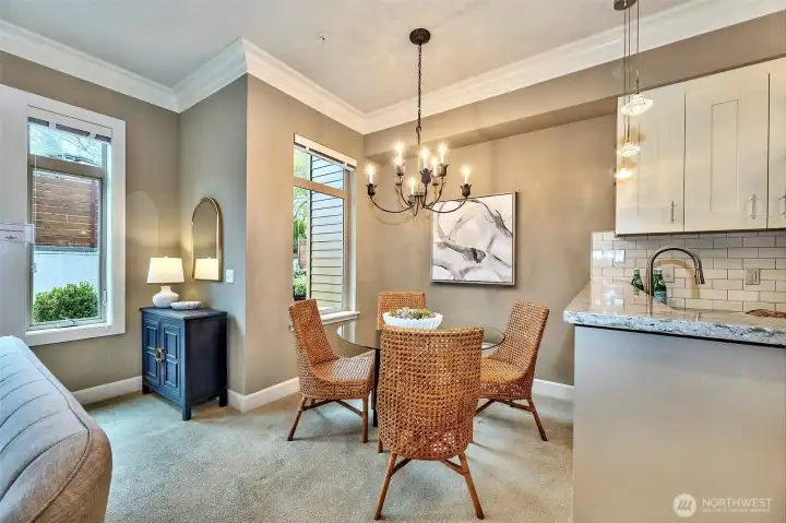 Lovely Dining space for get togethers