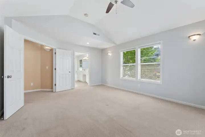 Stunning primary suite