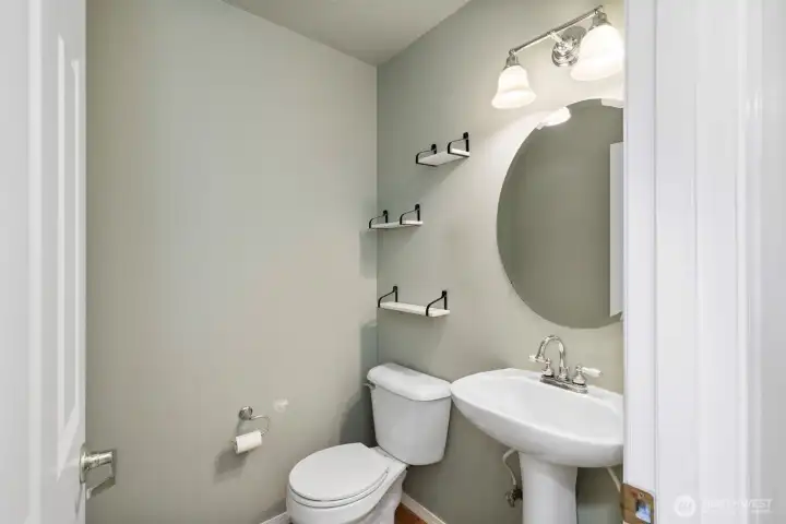 Downstairs half bathroom