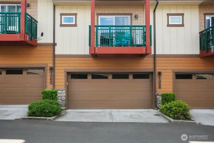 Your own garage!  The complex also offers several guests parkings throughout so finding a spot is never an issue at Kelkari.
